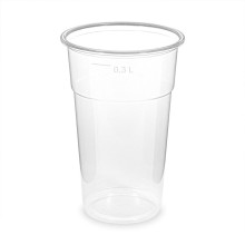 Műanyag pohár 0,3L vt.