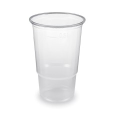 Műanyag pohár 0,5L vt.