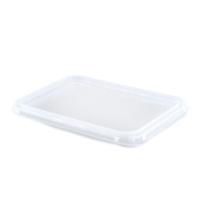 Műanyag szögletes tető 750ml-1000ml mikrózható