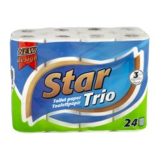 Toalettpapír Star-Trio 24-es