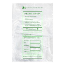 Ételminta tároló tasak